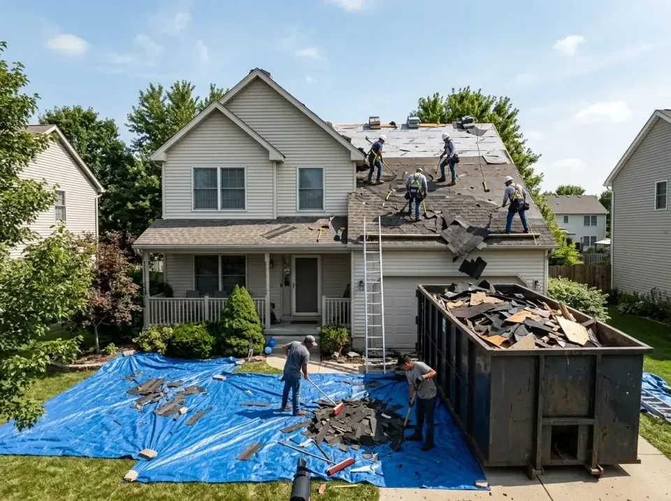 roof-replacement-debris-remova-004 — frequently asked questions, Cheapest Dumpster Rentals in Flora, IL